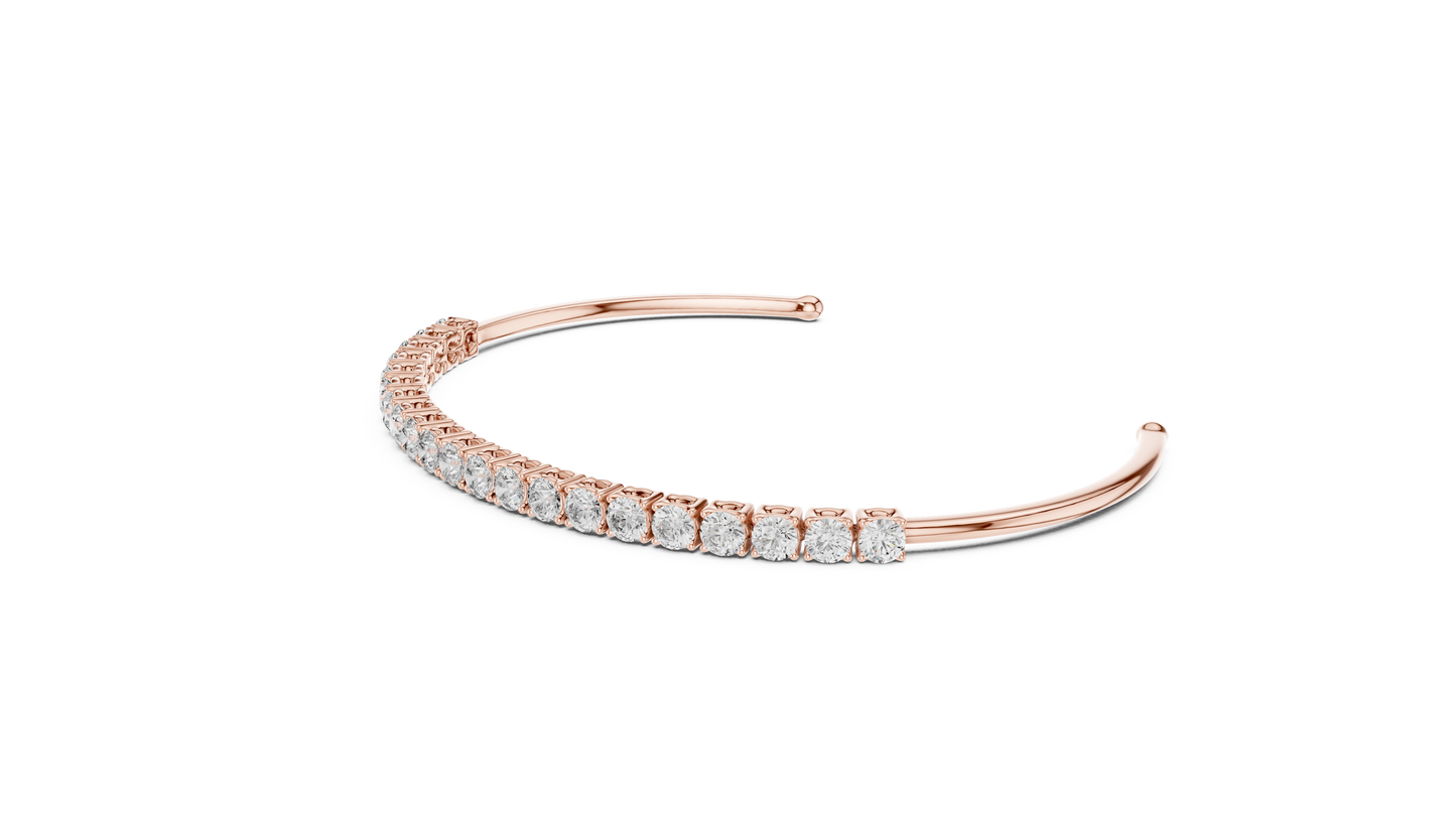 Brazalete Tennis con Diamantes Redondos de 2.31ct en Córdoba, España | Diamante Creado en Laboratorio Color D Claridad VS | Oro 10K/18K, Plata y Platino (Disponible en Tallas 16 cm, 18 cm y 20 cm)