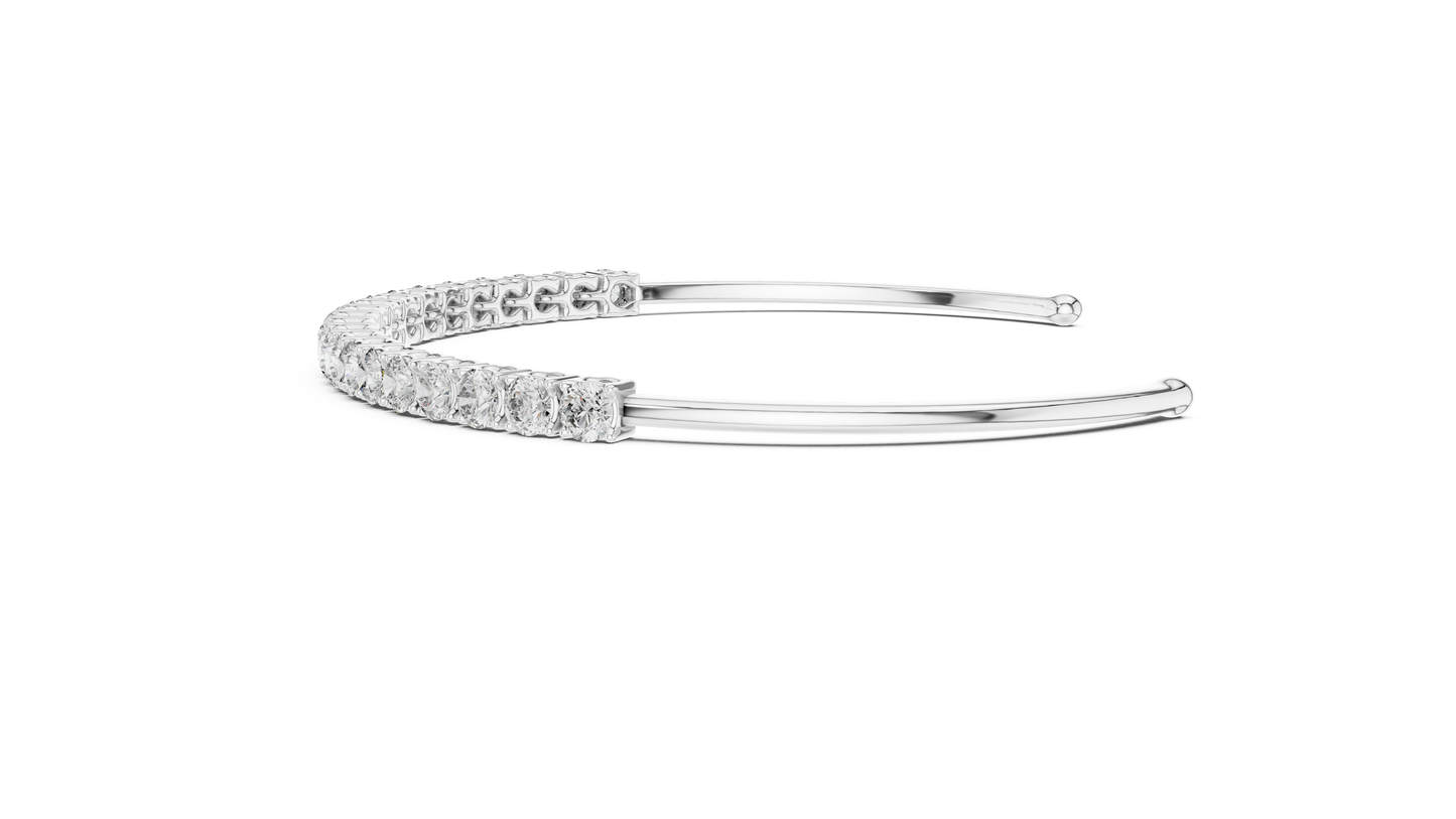 Brazalete Tennis con Diamantes Redondos de 2.31ct en Córdoba, España | Diamante Creado en Laboratorio Color D Claridad VS | Oro 10K/18K, Plata y Platino (Disponible en Tallas 16 cm, 18 cm y 20 cm)