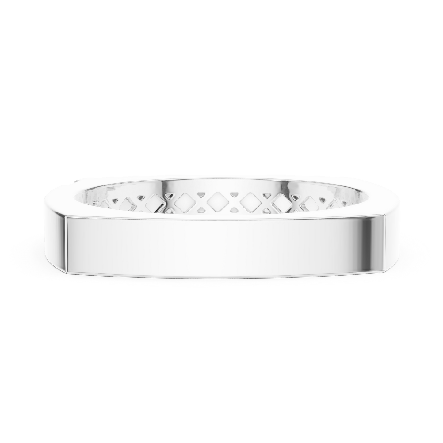 Anillo Minimalista Cuadrado con Solitario en Córdoba, España | Diamante Redondo Brillante de 1.70 mm Cultivado en Laboratorio | Oro 10K/18K, Plata y Platino (Tallas Disponibles 8–20)