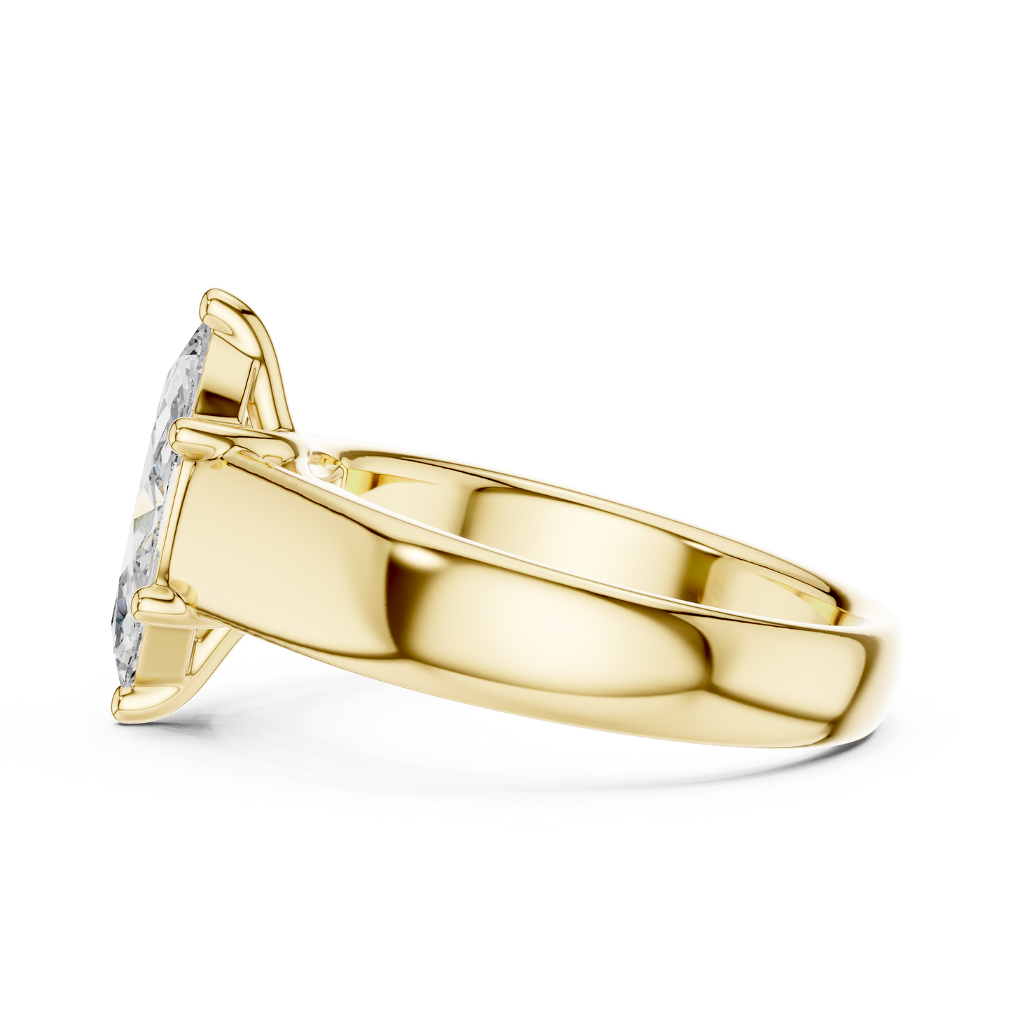 Anillo de Compromiso Solitario Marquise de 2.00ct | Diamante Creado en Laboratorio Color D Claridad VS | Oro 10K/18K, Plata y Platino (Tallas Disponibles 8-20)