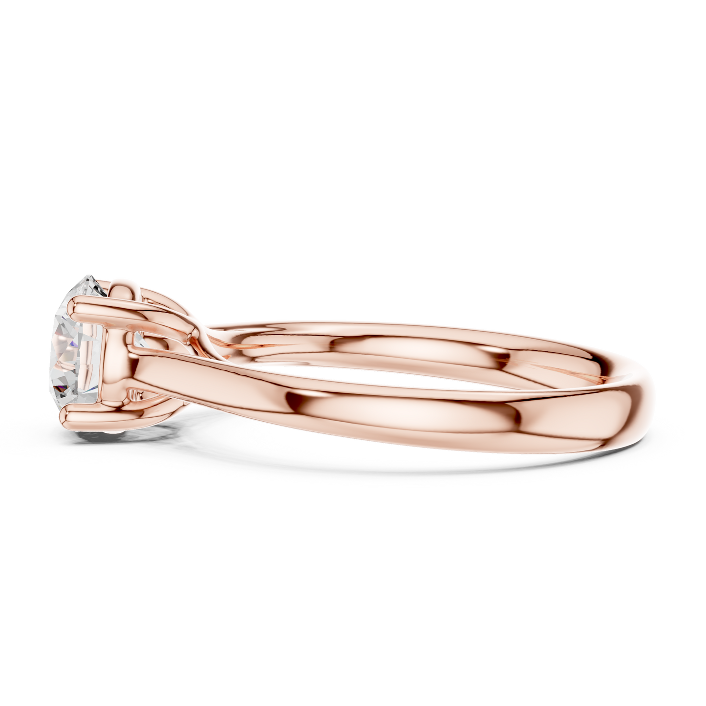 Anillo de Compromiso Solitario 1.10ct Diamante Redondo Brillante en Córdoba, España | Diamante Creado en Laboratorio Color D Claridad VS | Oro 10K/18K, Plata y Platino (Tallas Disponibles 8–20)