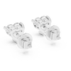 Pendientes Solitarios de Diamante en Forma de Corazón 1.50ctw | Diamante Creado en Laboratorio Color D Claridad VS | Oro 10K/18K, Plata y Platino