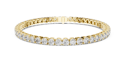 Pulsera Tennis de Diamantes Round Brilliant 7.00ctw en Córdoba, España | Diamantes Creados en Laboratorio Color D Claridad VS | Oro 10K/18K, Plata y Platino (Disponible en 16cm, 18cm y 20cm)