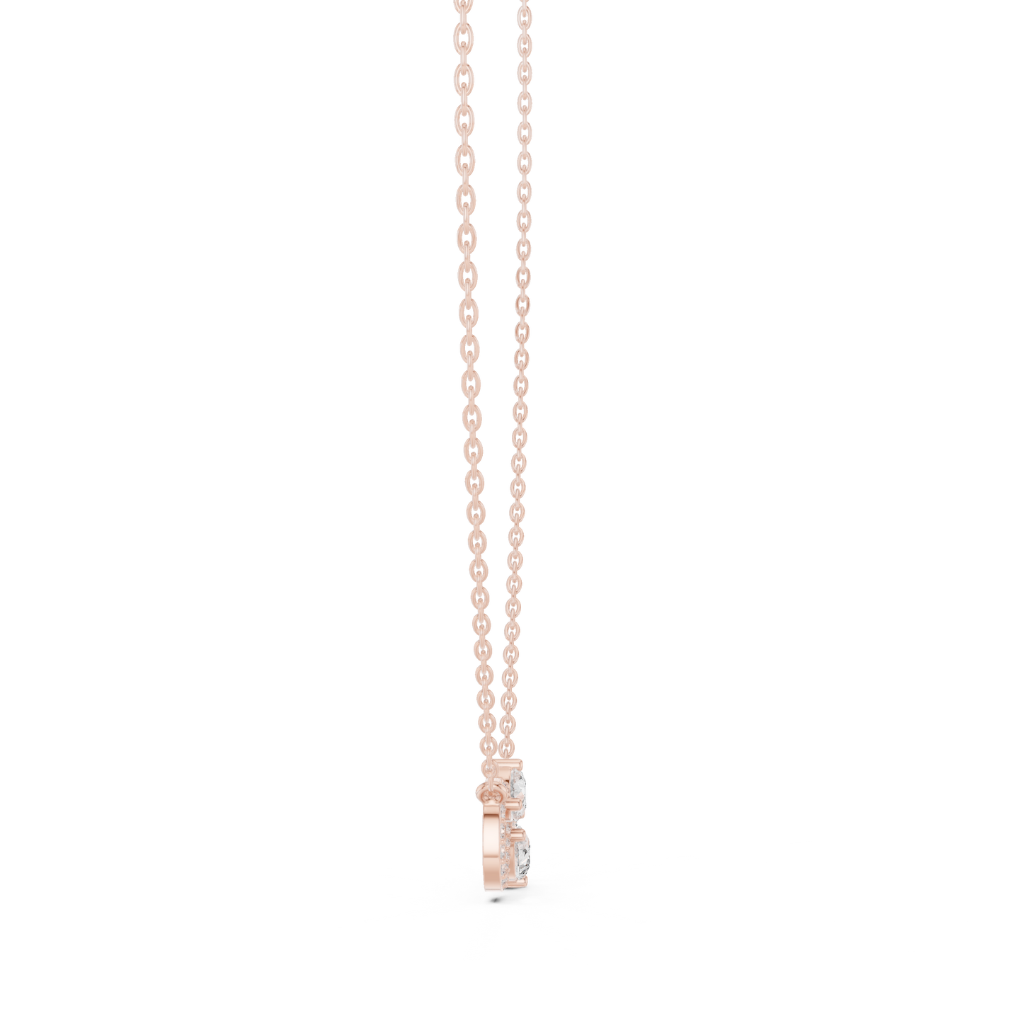 Colgante Infinito con Diamantes Corte Pera 0.71ctw en Córdoba, España | Símbolo de Amor Eterno | Diamantes Creados en Laboratorio Color D Claridad VS | Oro 10K/18K, Plata y Platino (Disponible en Cadenas de 40cm, 45cm y 50cm)