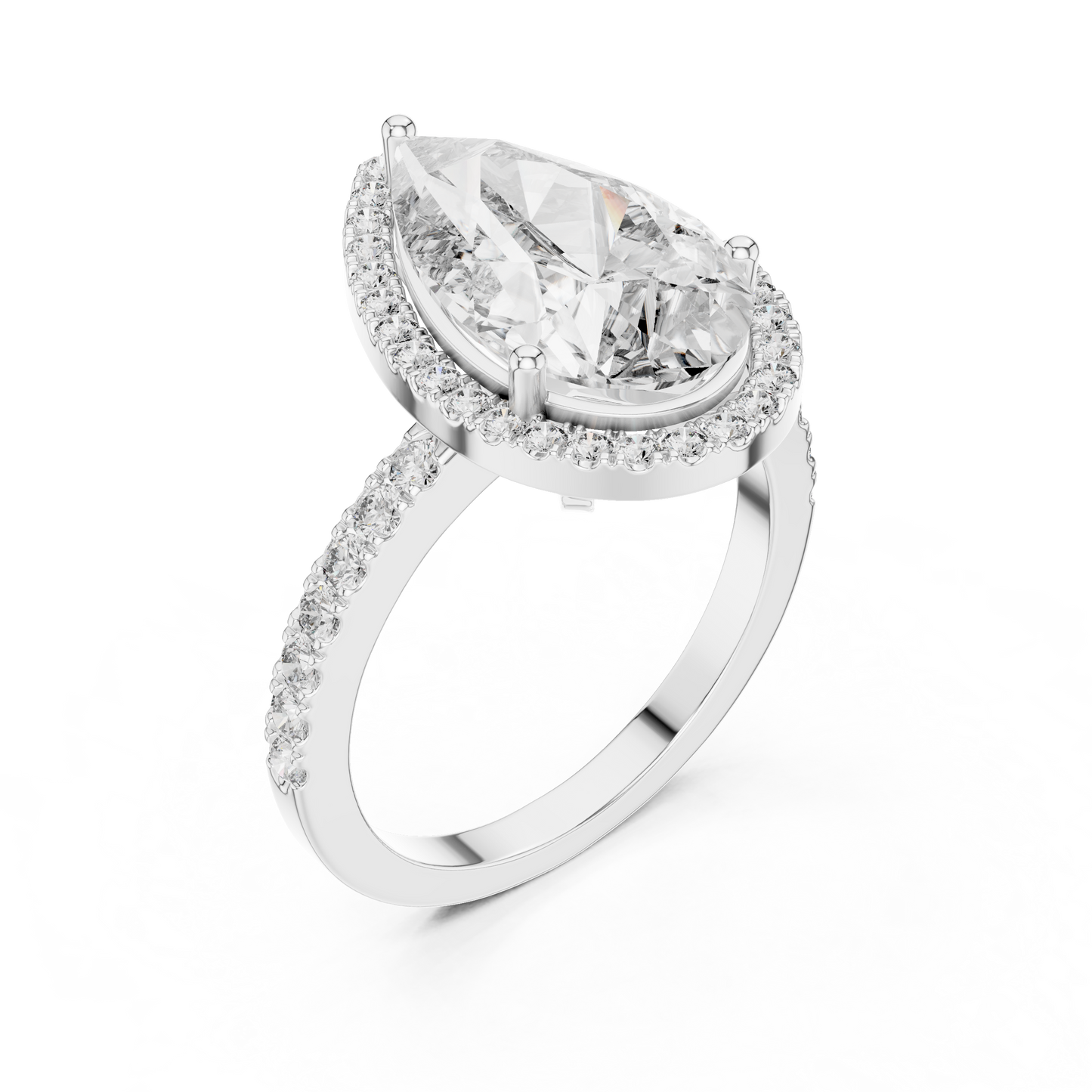 Anillo de Diamante Marquise Victoria 4.47ctw en Córdoba, España| Diamante Creado en Laboratorio en Oro 10K/18K, Plata y Platino (Tallas 8-20 Disponibles)