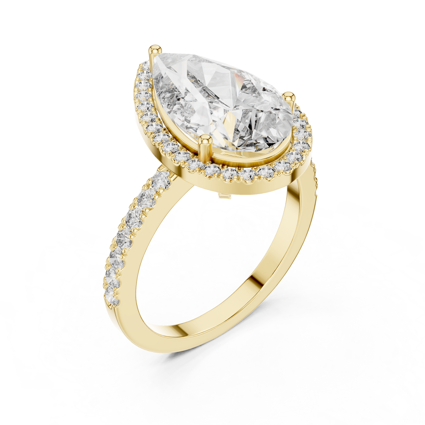 Anillo de Diamante Marquise Victoria 4.47ctw en Córdoba, España| Diamante Creado en Laboratorio en Oro 10K/18K, Plata y Platino (Tallas 8-20 Disponibles)