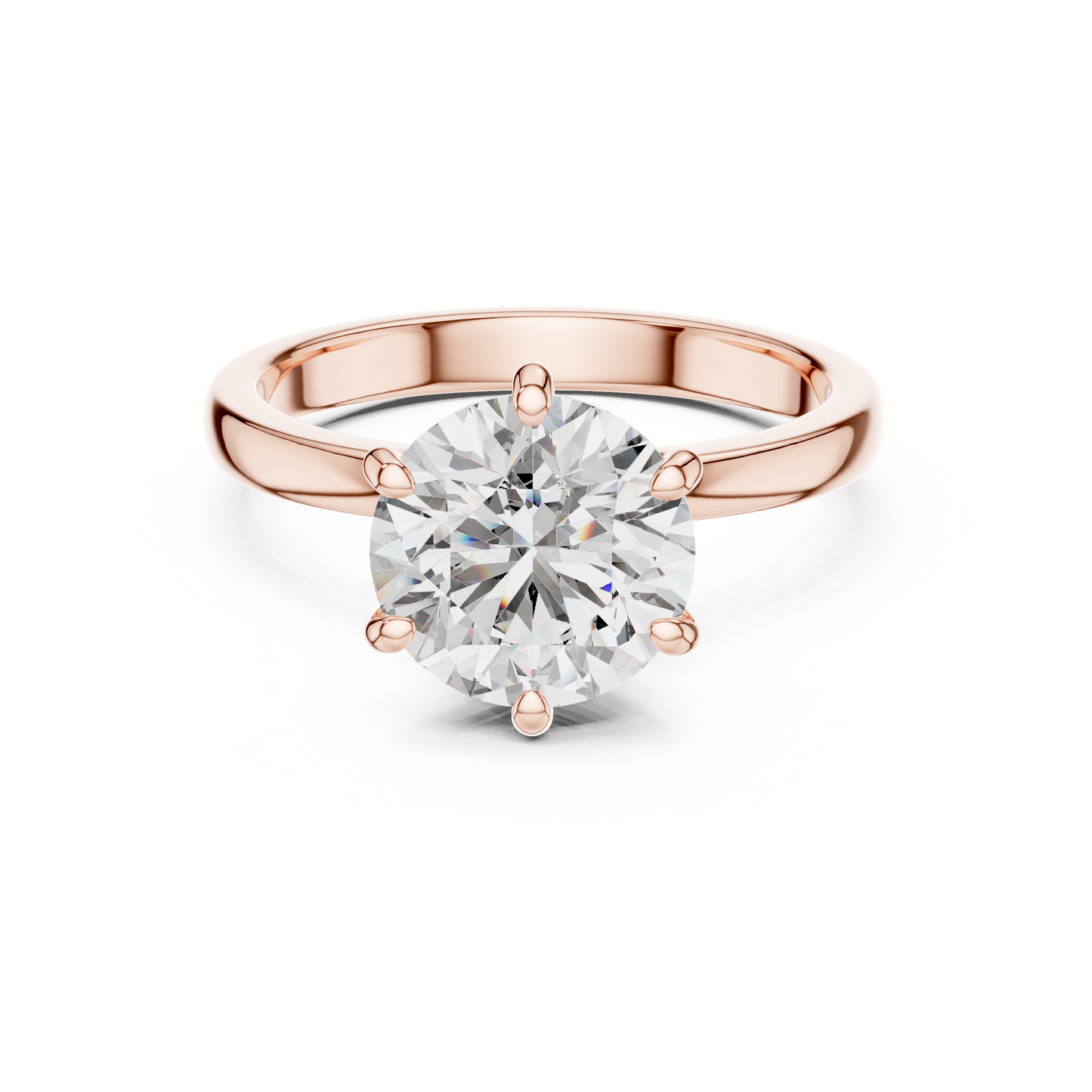 Anillo Solitario 2.15ctw con Halo Oculto | Diamante Creado en Laboratorio en Oro 10K/18K, Plata y Platino (Tallas 8-20 Disponibles)