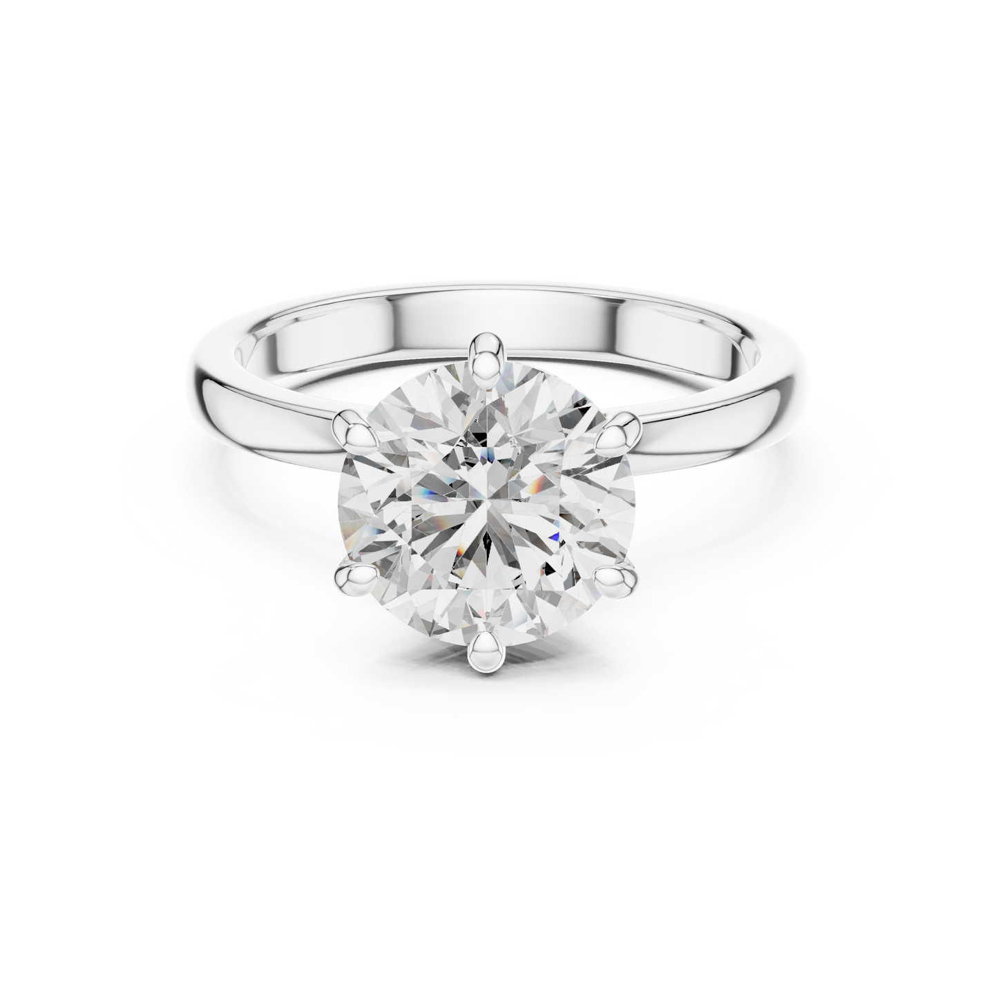Anillo Solitario 2.15ctw con Halo Oculto | Diamante Creado en Laboratorio en Oro 10K/18K, Plata y Platino (Tallas 8-20 Disponibles)